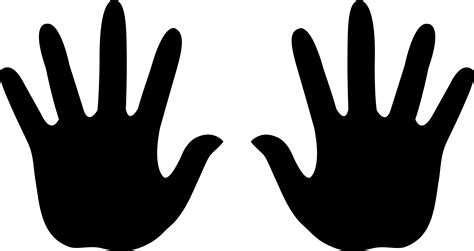 Download 378+ Black Hand Silhouette Commercial Use